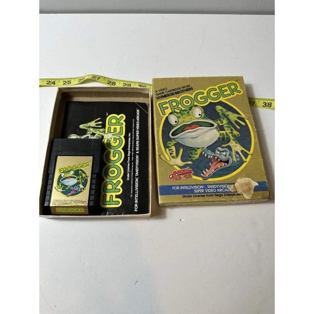 Frogger - Intellivision Vintage 1982 Video Game Complete In Box